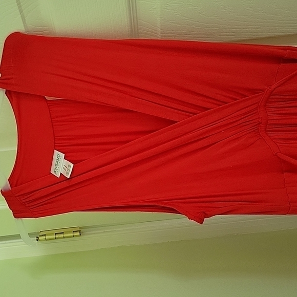 RED MOTHERHOOD MATERNITY maxi dress, Medium size, long dress - Picture 4 of 5